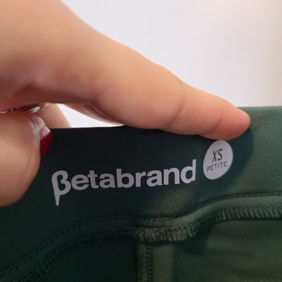 Betabrand Womens Classic Bootcut Dress Yoga Pants Dark Green Size XSP Petite - Picture 3 of 6